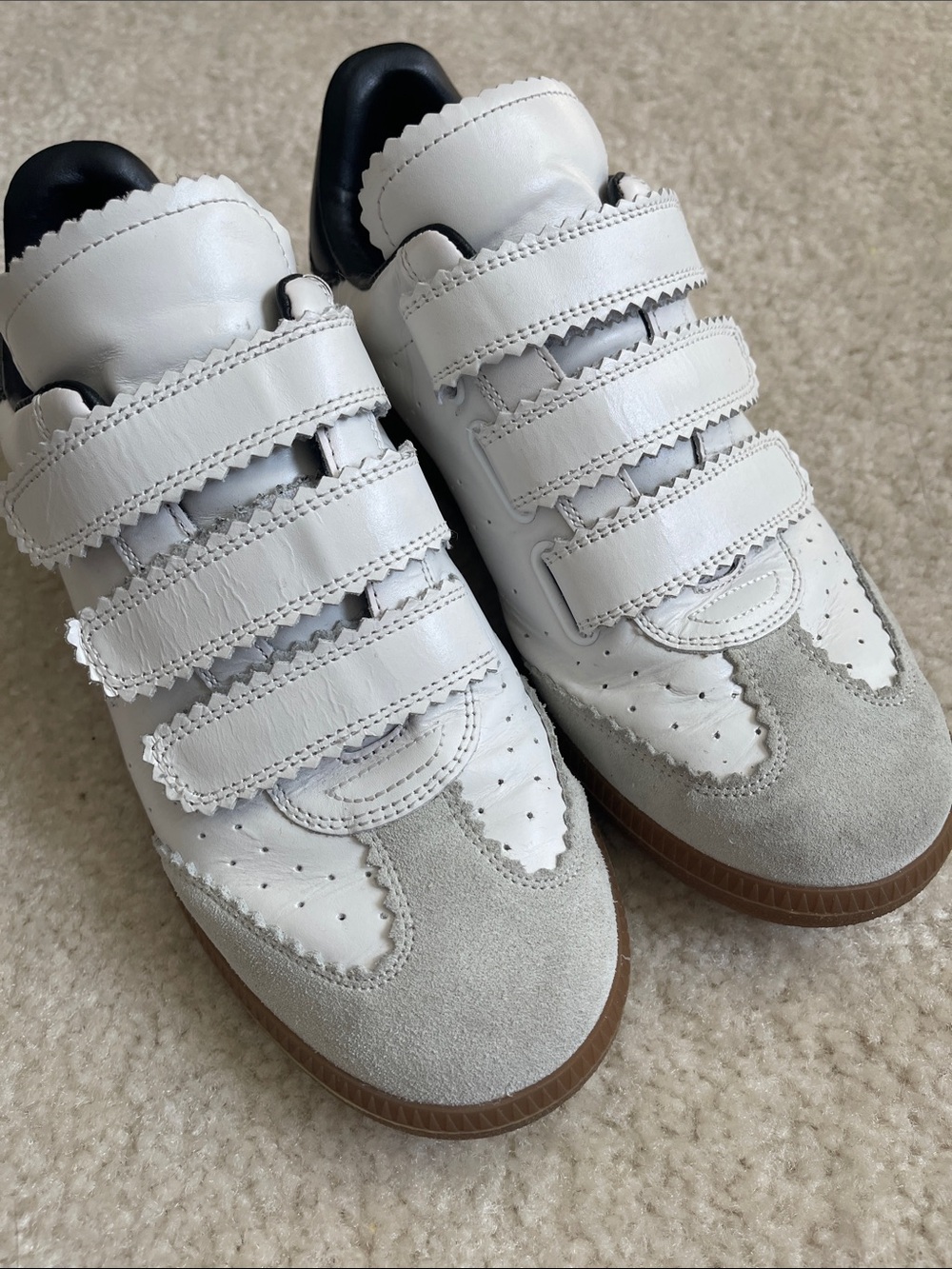 Isabel Marant Beth Low Top Calfskin Leather sneakers Size 37 (women’s size 7) - Picture 3 of 11